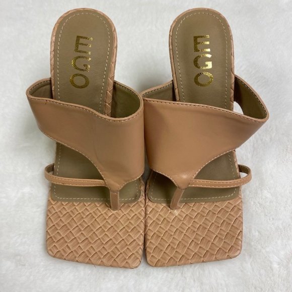 EGO Square Toe Heels, LIKE NEW, size UK 3 US 5 - Picture 2 of 6
